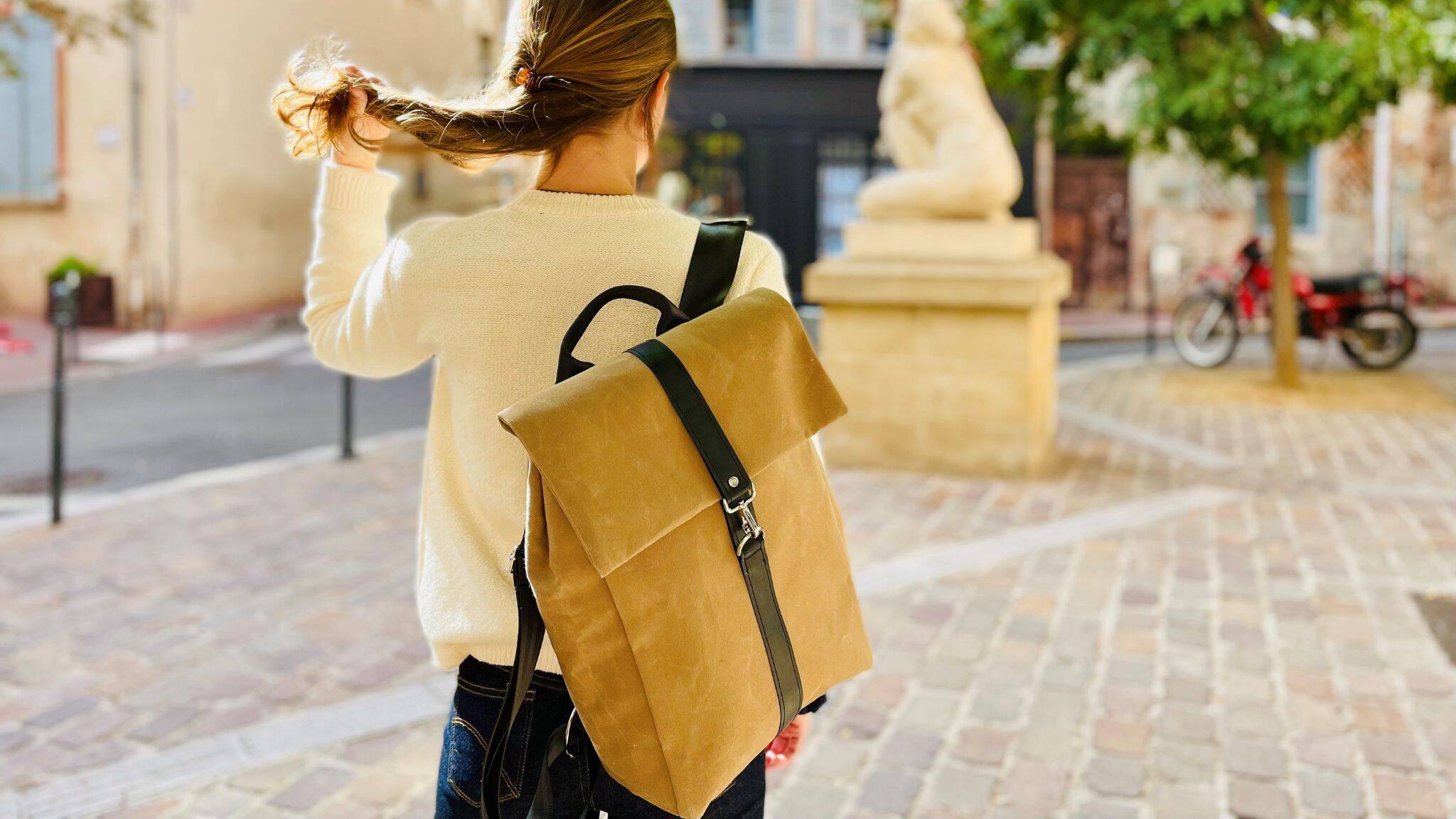 Sac à shop dos marque française